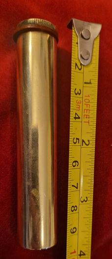 Original 1914 WWI British Army Brass Rifle Oiler - Lee Enfield - Marked