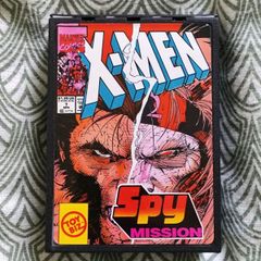 X-Men Pocket Comics Spy Mission Playset Toy Biz Toybiz 1994 Wolverine vs Omega Red Marvel