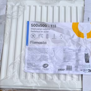 Flomasta Single Panel Radiator_500mm x 500mm