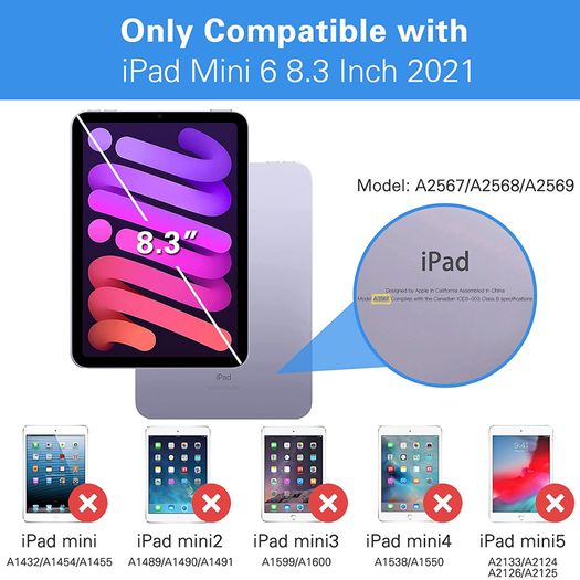 For iPad Mini 6 8.3" 2021 6th Gen Tempered Glass Screen Protector Saver New - FHT34IPTG