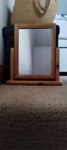 Pine table top  mirror