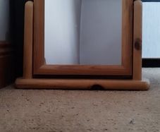 Pine table top  mirror