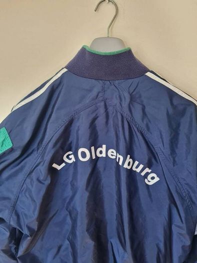 Vintage 90s Adidas german football track jacket Size xl ptp 24" in excellent condition