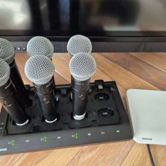 Shure Microflex Wireless MXW Bundle: 6x MXW2/SM58 Mics, MXWAPT8, MXWNCS8