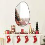 Asymmetric Black Mirror - Irregular Wall Mirror, Large Decorative For Living Room, Bathroom, Bedroom, Entryway - 85 X 52 Cm Image 2