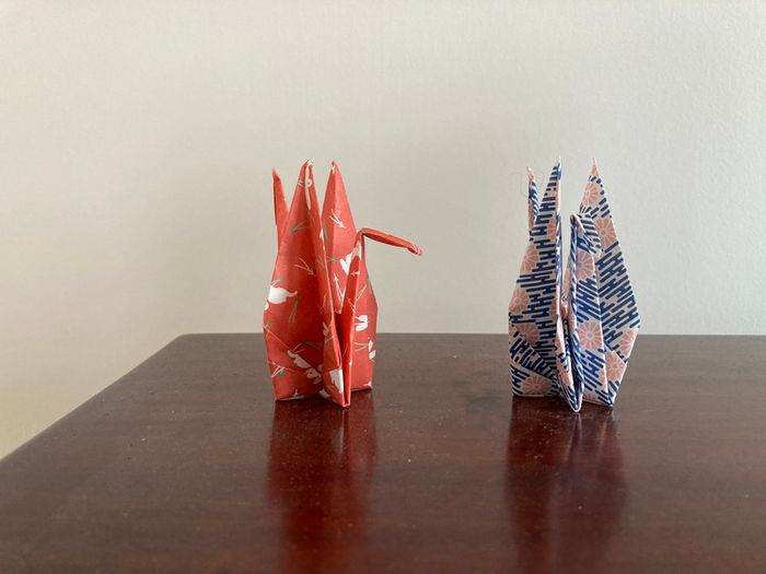 Origami Cranes x 4