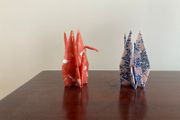 Origami Cranes x 4