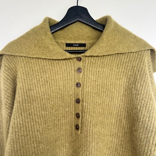 George Green Wool Blend Chunky Knit Jumper NEW Size M UK 12 14