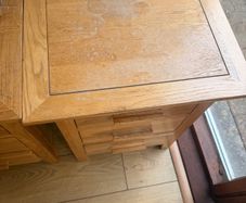 2 Solid Oak Bedside Table
