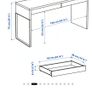 Micke Ikea white desk Image 4