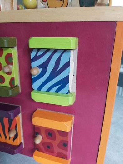 Wooden Activity Cube