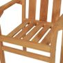 7 Piece Garden Dining Set Solid Teak Wood Image 9