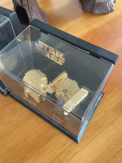 Star Wars Gold plated models