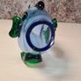 Glass fish ornament  blue and green DAMAGED Image 4