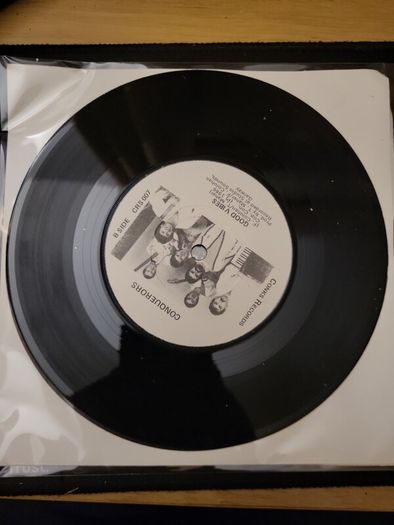 Conquerors When A Lady Falls In Love 7 inch Vinyl Record Irish Press DJ Promo Letter Included