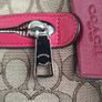 Coach Prairie Satchel Bag 36311 Brown Khaki Red Image 4