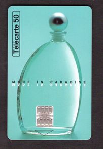 1997 France 50 unit Eau D'Eden - Cacharel Parfums Perfume (Schlumberger - SC7) Call card