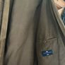 mens bomber jacket zip up suede feel Image 4