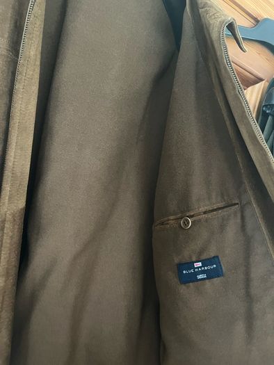 mens bomber jacket zip up suede feel