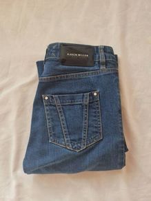 Karen millen Flair cut jeans Size 10 zip fly in excellent condition