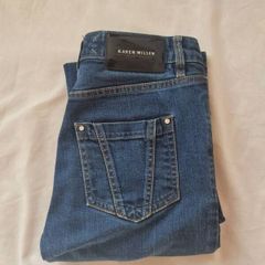 Karen millen Flair cut jeans Size 10 zip fly in excellent condition
