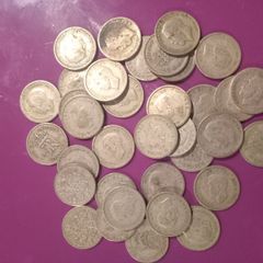 coins .500 6d georV & V1