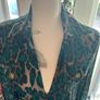 Pinko Emerald Leopard Skin short dress NWT size 12 Image 8