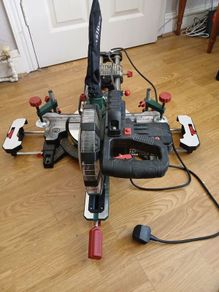 Parkside sliding compound mitre saw.