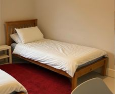 wood bed