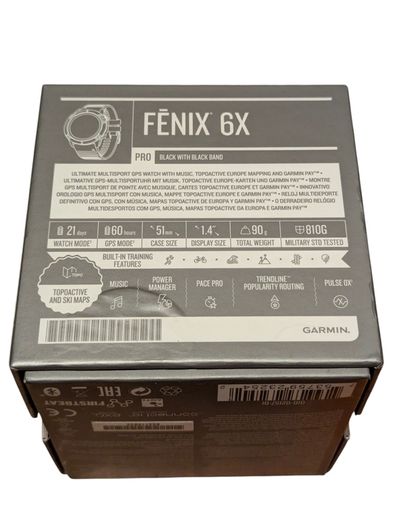 Garmin Fenix 6x Pro Black