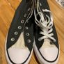 Grey with purple ombre Chuck Taylor All Star Converse High Tops Image 6