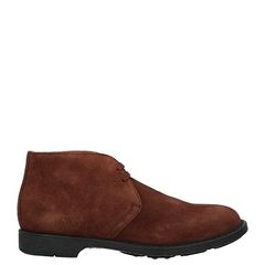 Brand New with Box Hand-made Italian Suede Leather Men Ankle Boots in Chocolate Brown Size 8