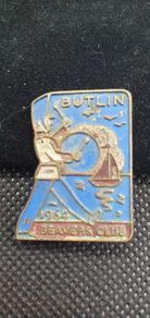 Vintage Butlins 1964 Beavers Club Pin Badge