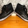 Champion Ladies/Boys/Mens UK6 EUR39 Black Faux Leather Hi tops   S-C Image 7