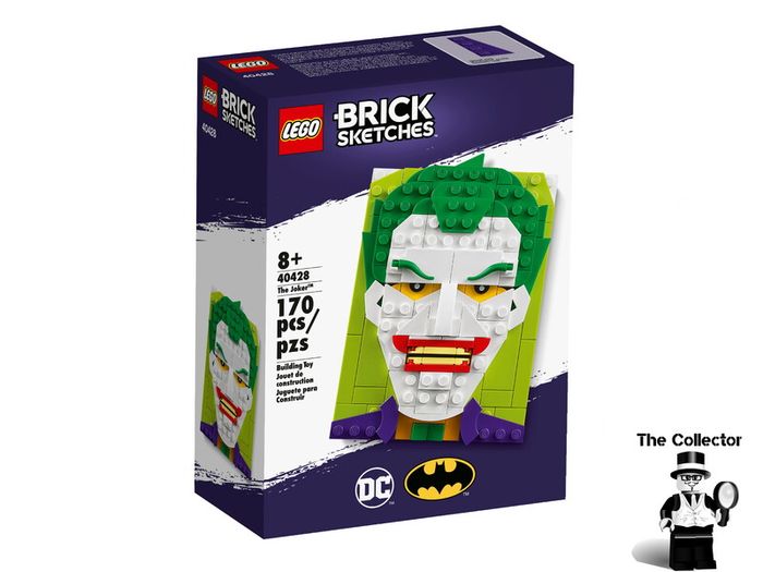 LEGO DC Brick Sketches The Joker Set 40428 Brand New Factory Sealed