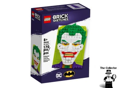 LEGO DC Brick Sketches The Joker Set 40428 Brand New Factory Sealed