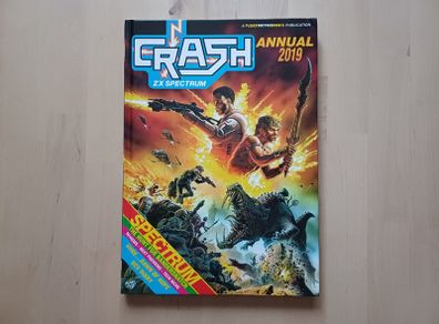 Crash Annual 2019 ZX Spectrum Retro Video Gaming Hardback NEW