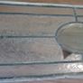 Antique Stunning Leaded Stained Glass Window Art  40,5" x 9" Image 8
