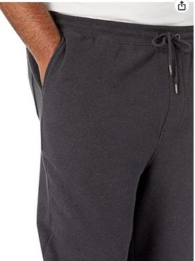 Amazon Brand Goodthreads Mens Fleece Joggers Charcoal Size M