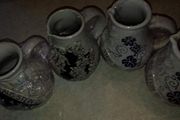 Set 4 German Small jug "Fine wine in a Stein by Stein" jug