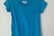 Blue Studded Pocket T-Shirt - Size S