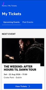 Weekend tickets