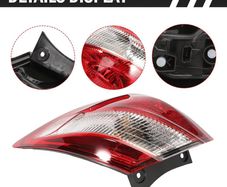 Rear Tail Light Assembly 12V Compatible With Nissan Qashqai 2010-2014,Right Outer Tail Light For Qashqai 5&7 Seater 26555BR00A ULT115003