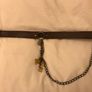 100% Authentic Alexander McQueen Brown Leather Belt Image 7