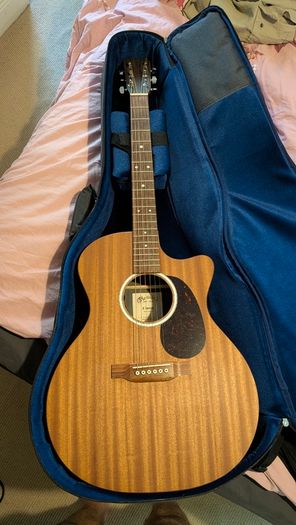 Martin GPC-X2E acoustic guitar like new + bag