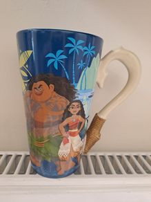 Disney Moana and Maui fishhook mug