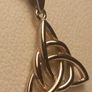 sterling silver Trinity knot pendant and chain Image 5