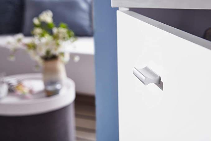 Shoe Cupboard 2 Door / 60 x 90 x 35 CM White Front High Shine 12 Pairs of shoes
