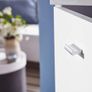 Shoe Cupboard 2 Door / 60 x 90 x 35 CM White Front High Shine 12 Pairs of shoes Image 3