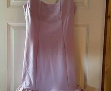 womens pink mini dress